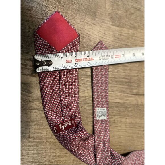 Men’s Hermes necktie - Picture 4 of 5